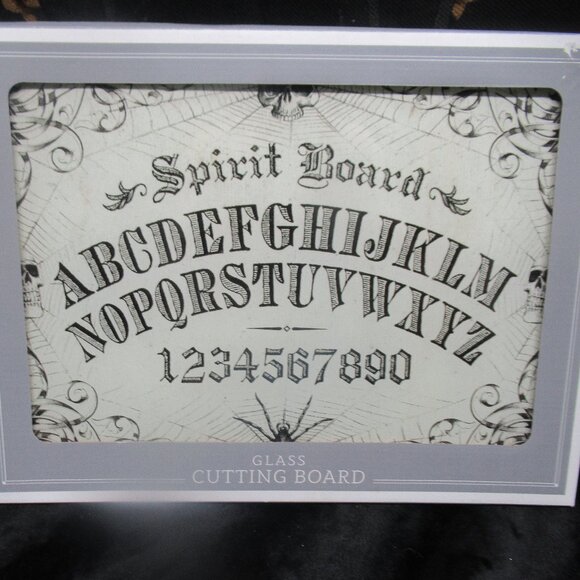 Halloween Ouija Board Glass Cutting Board - Picture 1 of 5